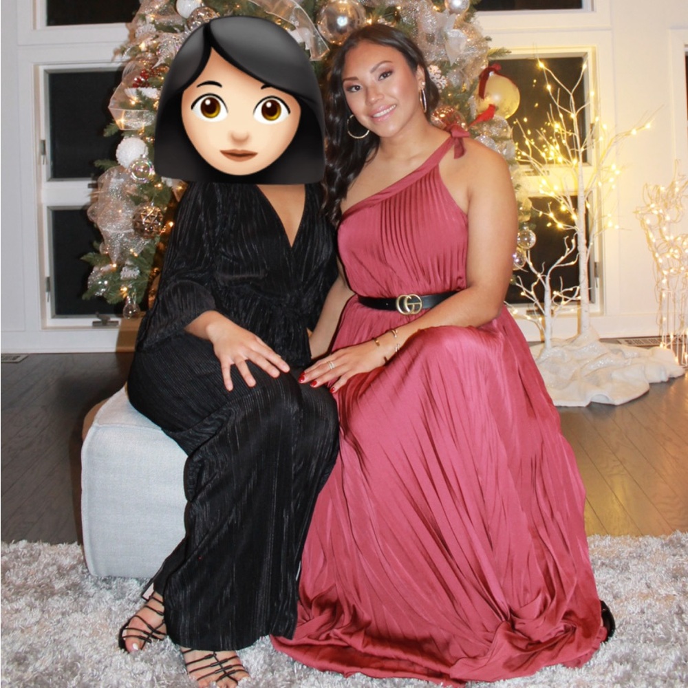 BCBG Size XS Rust orange Maxi Dress